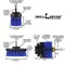 Drill Brush Power Scrubber By Useful Products 5 in W 5 in L Brush, Blue B-4OS-2L-QC-DB - alternate 2